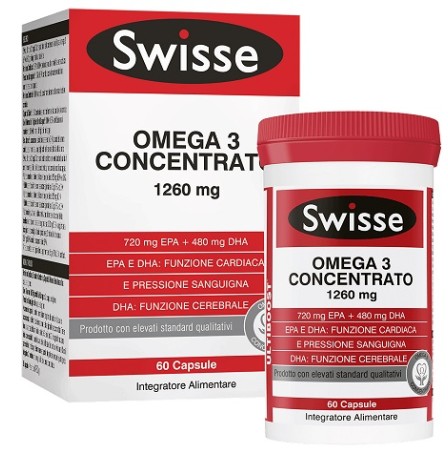 SWISSE Omega3 Conc.60 Cps