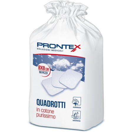 PRONTEX Cot.Idr.Quadrotti 50pz