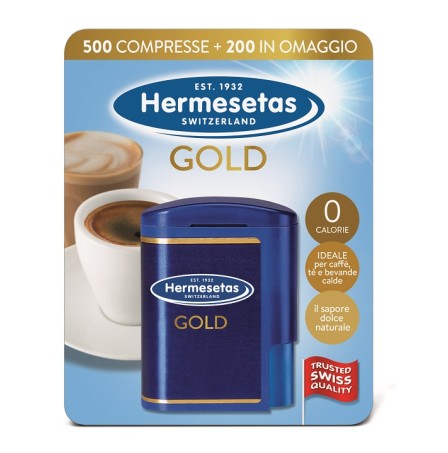 HERMESETAS GOLD 500+200 Compresse