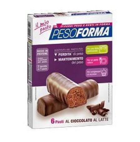 PESOFORMA Barrette Cioccolato Latte12pz