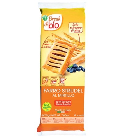 B&B Farro Strudel Mirt.4x50g