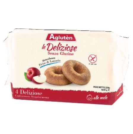 Agluten Le Deliziose Ciambelle alle Mele 220g