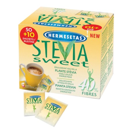 HERMESETAS Stevia 50+10 Bustine