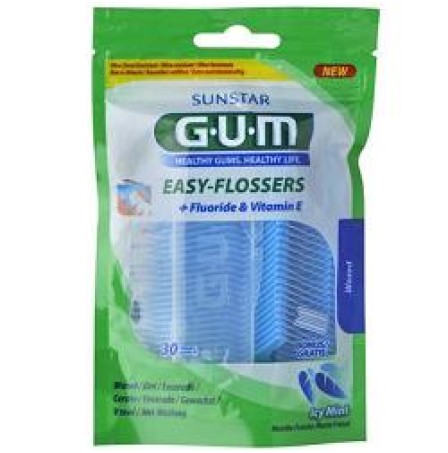 Gum Easy Flossers Forcel 30pz