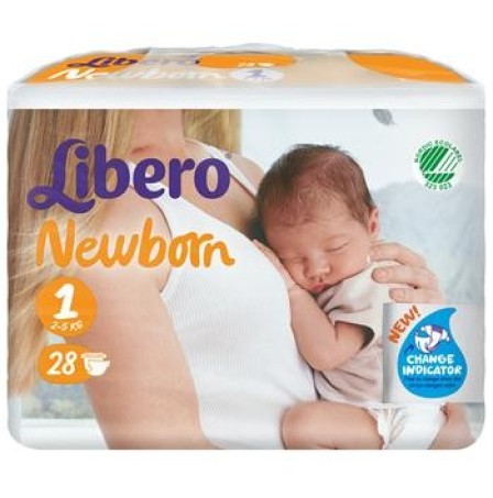 LIBERO New Born*1ø 2-5Kg 28pz