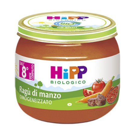 HIPP Bio Sugh.Ragu/Manzo 2x80g