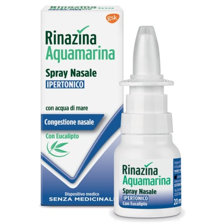 Rinazina Aquamarina Soluzione Nasale Ipertonica Spray 20ml