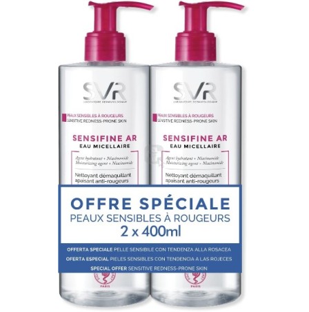 SENSIFINE AR EAU MICELL2X400ML