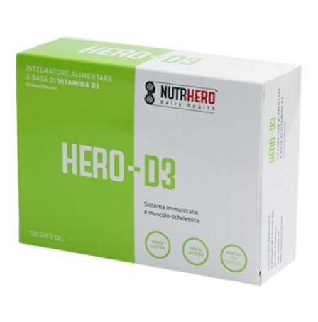 HERO D3 120 Cps SoftGel