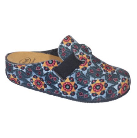 LARETH FLORAL PRINT BLUE/MUL36