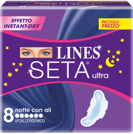 LINES SETA Ultra Notte 8pz