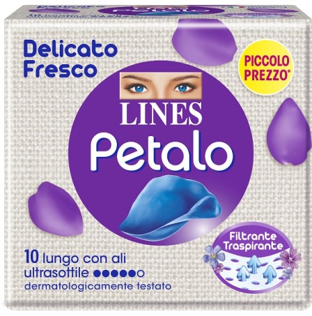 LINES PETALO Blu Lungo+Ali10pz