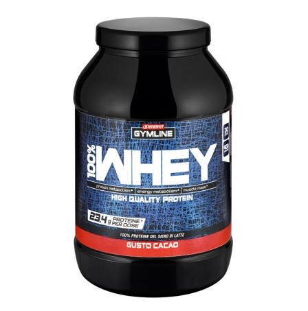 GYMLINE 100%WHEY Con.Cacao900g