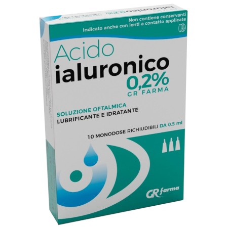 GR FARMA Acido Ial.0,2%Sol.Oft