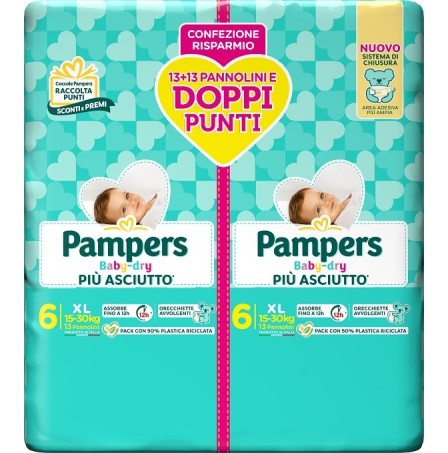 PAMPERS BD DUO DOWNCOUNT XL26P