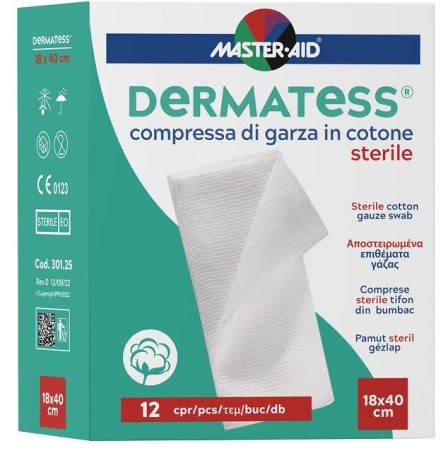 DERMATESS Cot.Garza 18x40*12pz