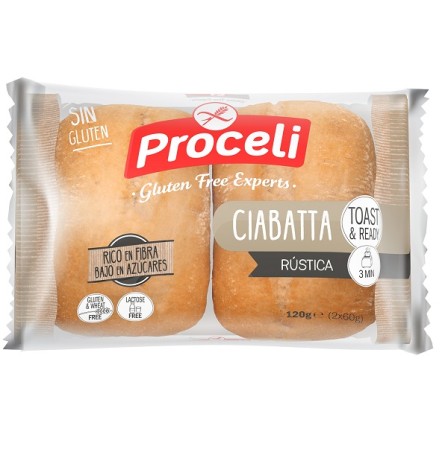 PROCELI Ciabatta Rustica 2x60g