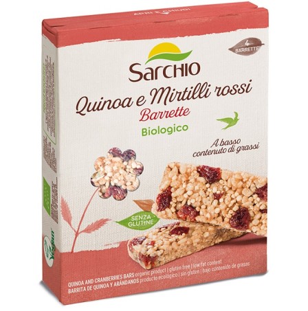 SARCHIO Snack Quinoa/Mirt.80g