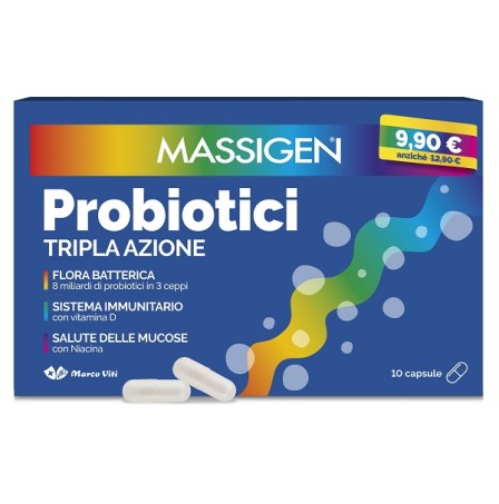 MASSIGEN Probiotici 10 Cps