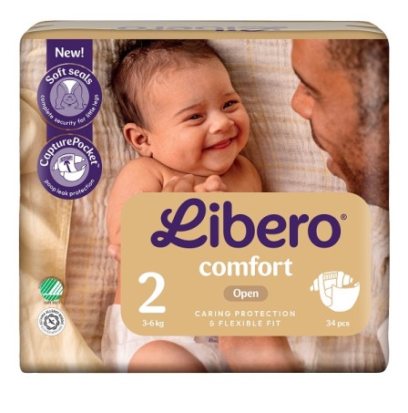 LIBERO COMFORT 2 3-6KG 34PZ