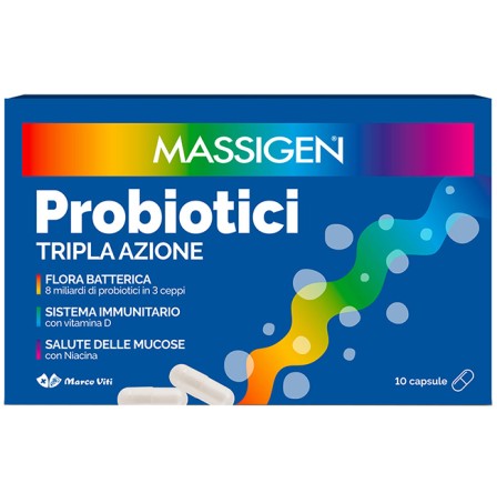 MASSIGEN Probiotici 10Cps