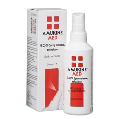 Amukine Med spray Cutaneo 200ml0,05%