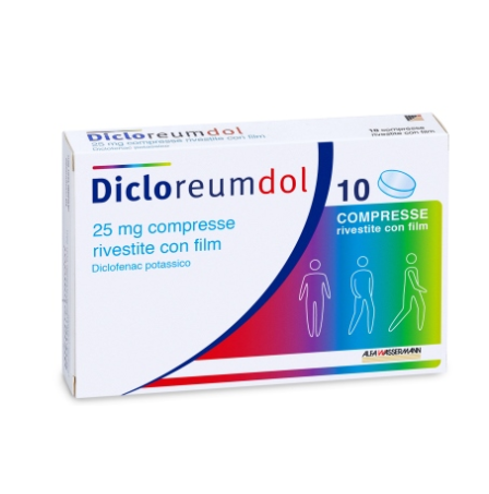 Dicloreumdol*10cpr Riv 25mg