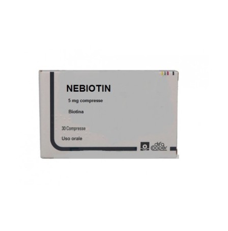 NEBIOTIN 30CPR 5MG