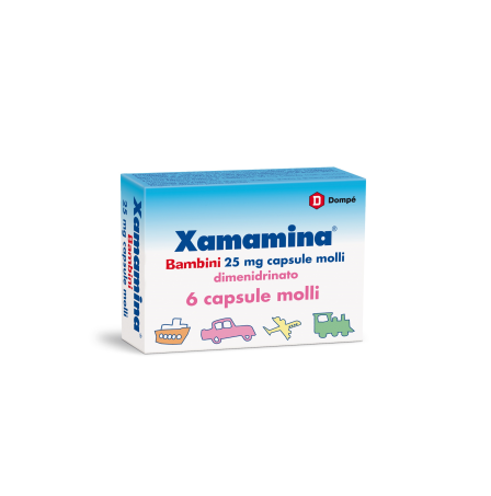 Xamamina Bambini 6 capsule 25 mg