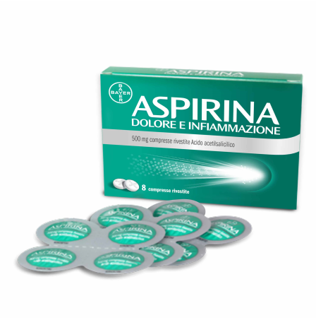 ASPIRINA DOLORE INF 8CPR 500MG