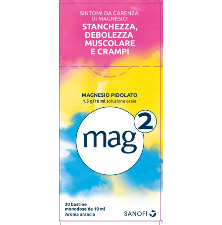 Mag 2*os Soluz 20bust1,5g/10ml