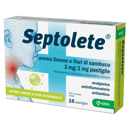 SEPTOLETE 16PAST3+1MG LIM FIOR