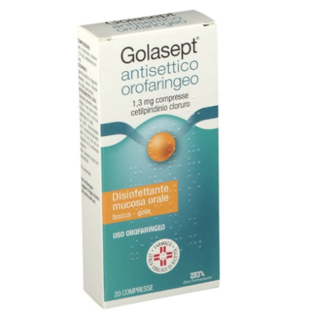 Golasept Ant Oro*20cpr 1,3mg